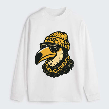 Rio Toucan - Classic Long Sleeve Shirt - White