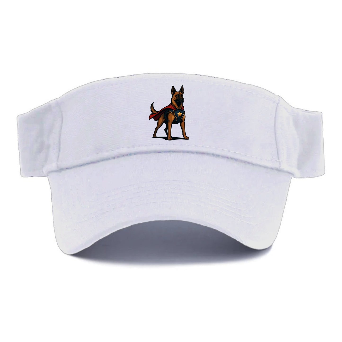 Belgian Malinois Guardian Hero  - Visor - White