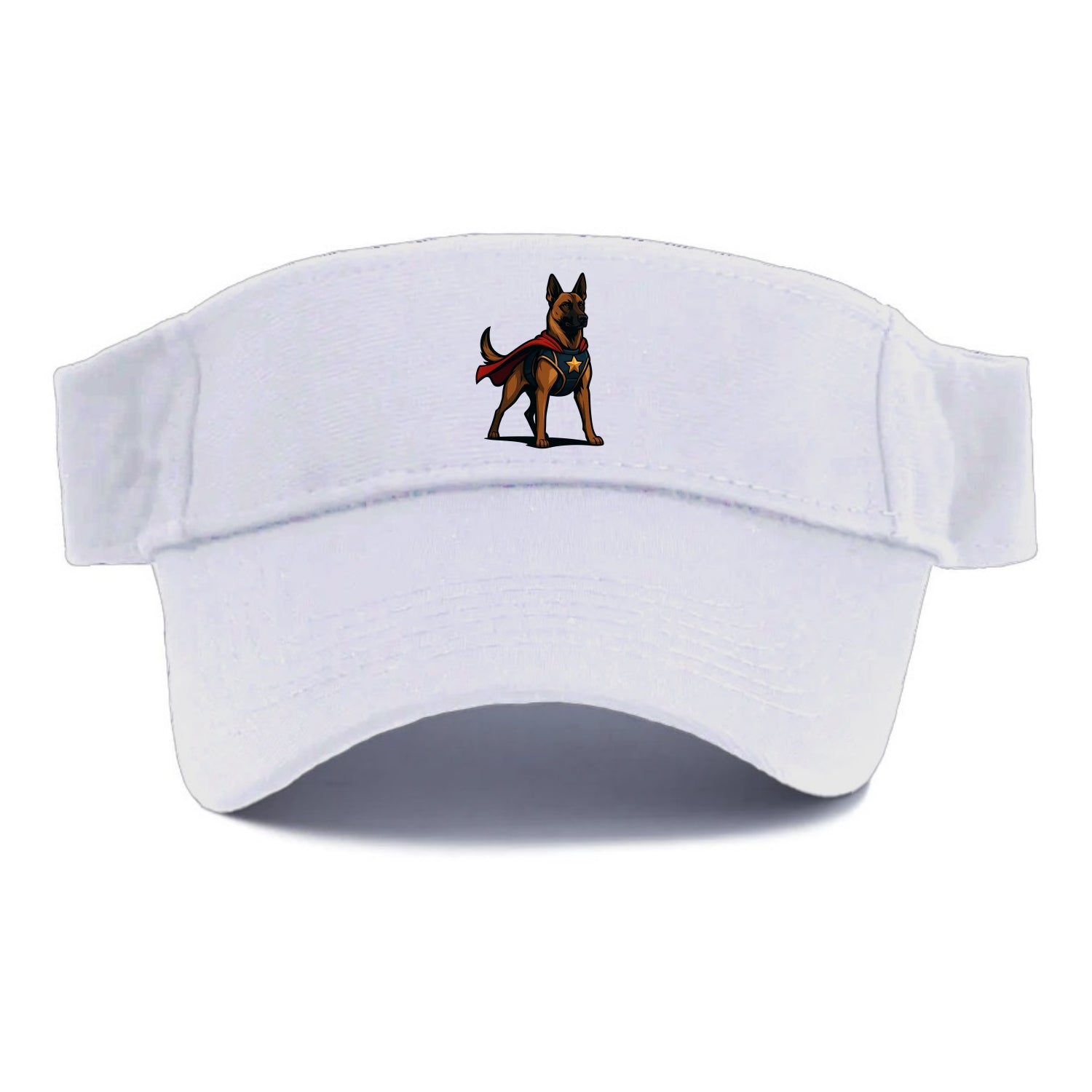 Belgian Malinois Guardian Hero  - Visor - White