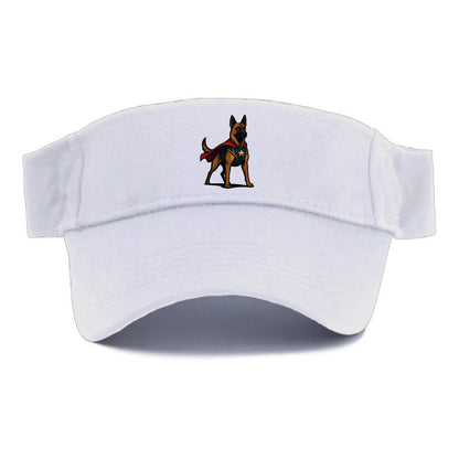 Belgian Malinois Guardian Hero  - Visor - White