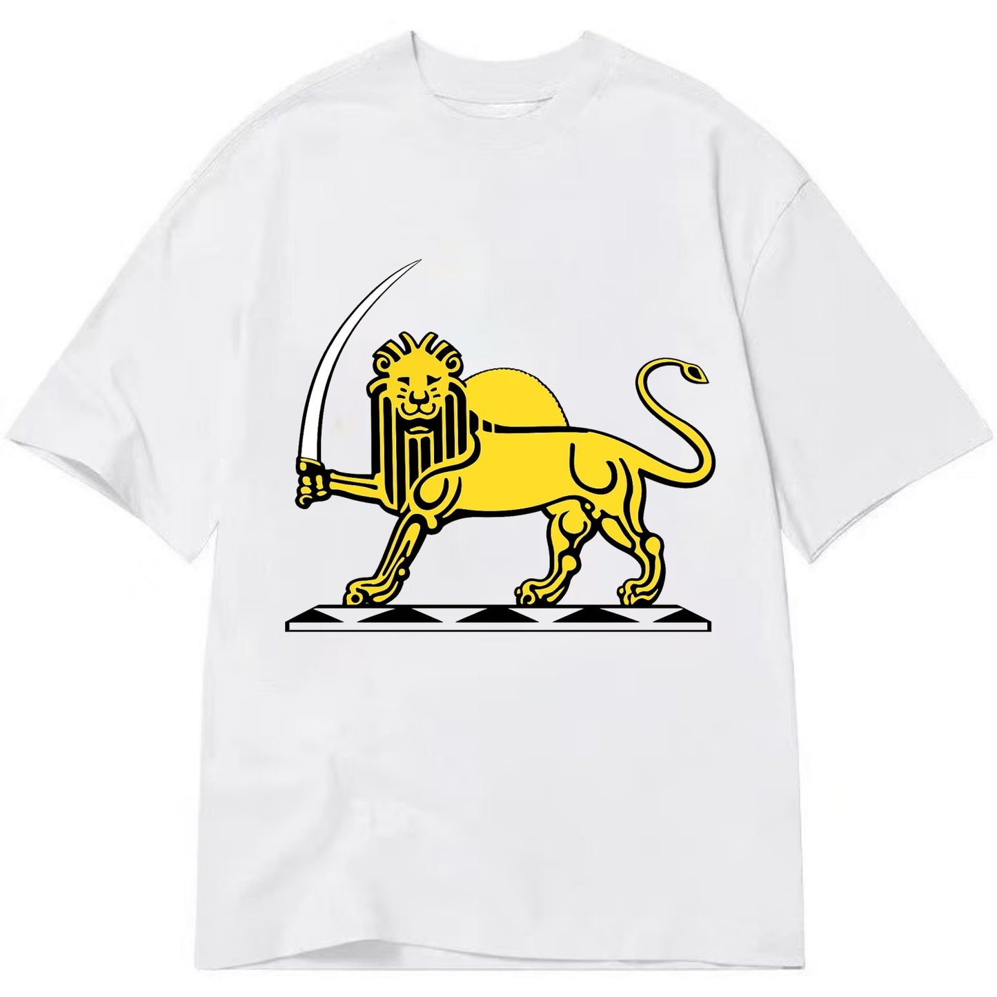 Lion Of The Rising Blade - Classic T-shirt - White