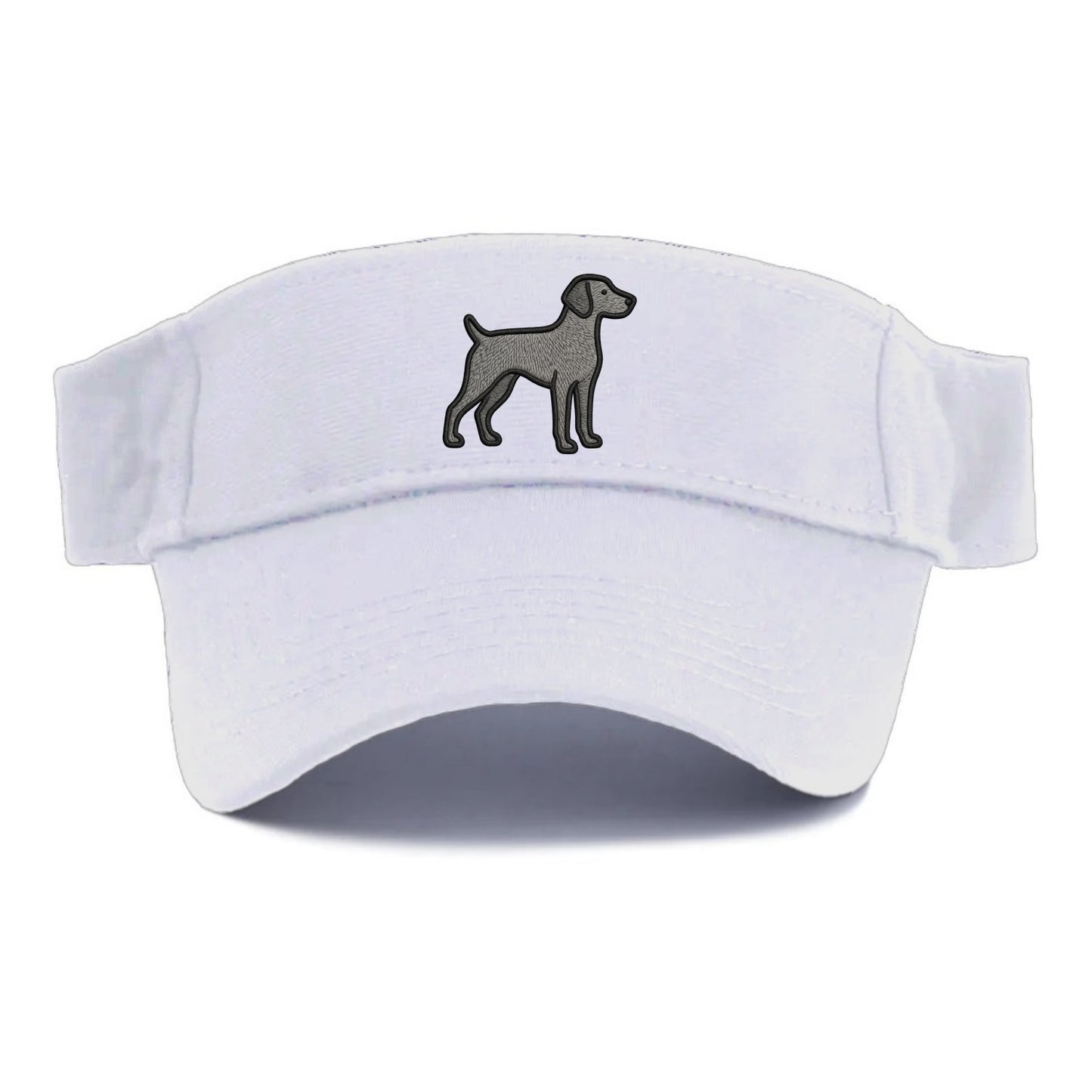 Weimaraner - Trendy gray ghost design wi - Visor - White