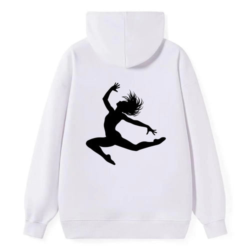 Contemporary dancer leap mid-air - Classic Pullover Hoodie