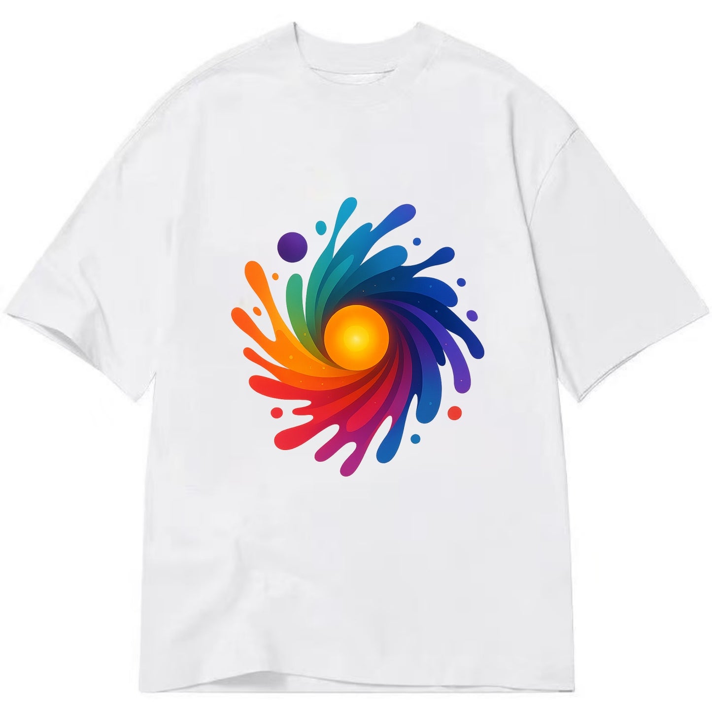 Big Bang Palette - Explosion of paint co - Classic T-shirt - White