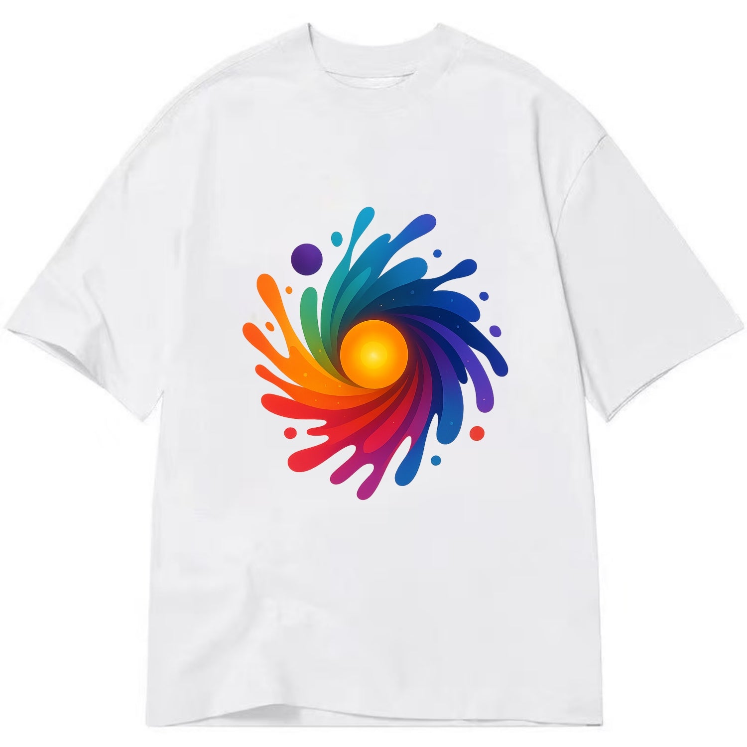 Big Bang Palette - Explosion of paint co - Classic T-shirt - White