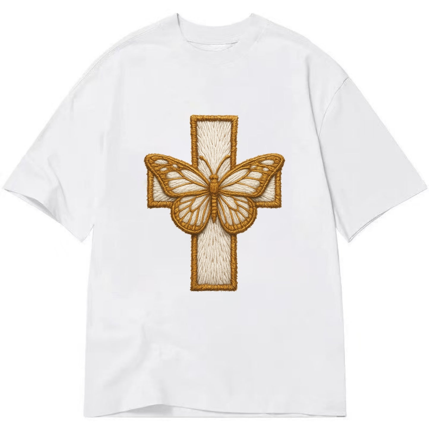 Resurrection Cross  - Classic T-shirt - White