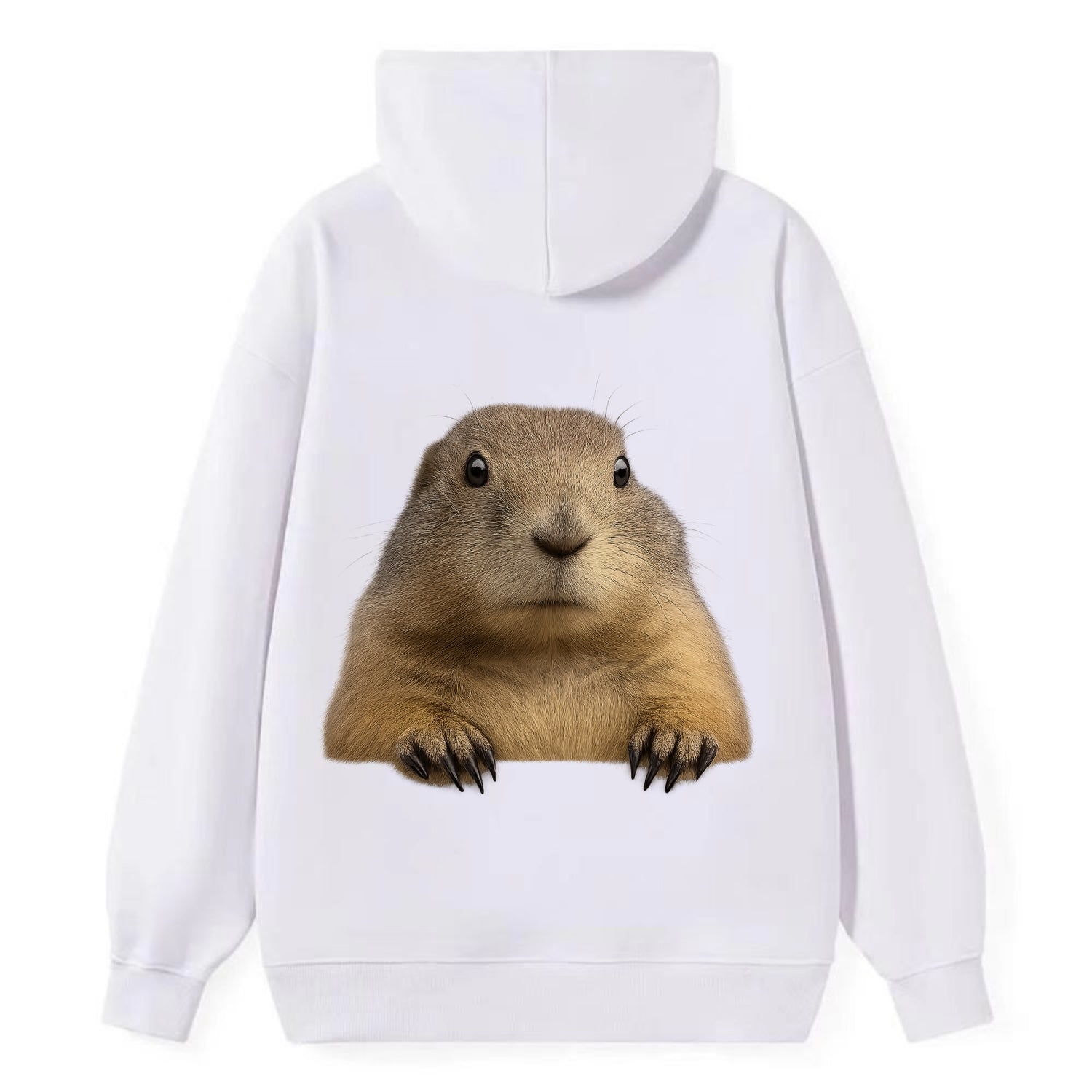 Prairie Dog  - Classic Pullover Hoodie - White