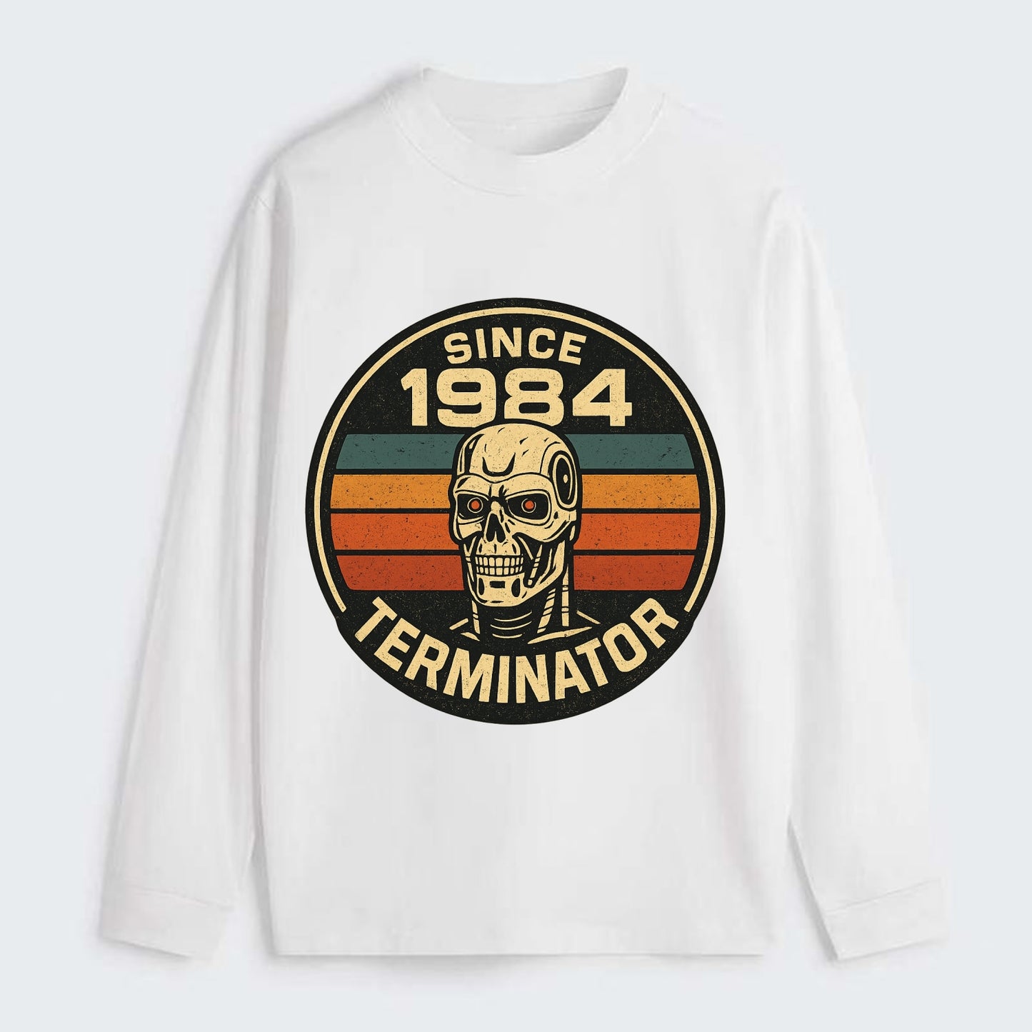 Terminator - Classic Long Sleeve Shirt - White