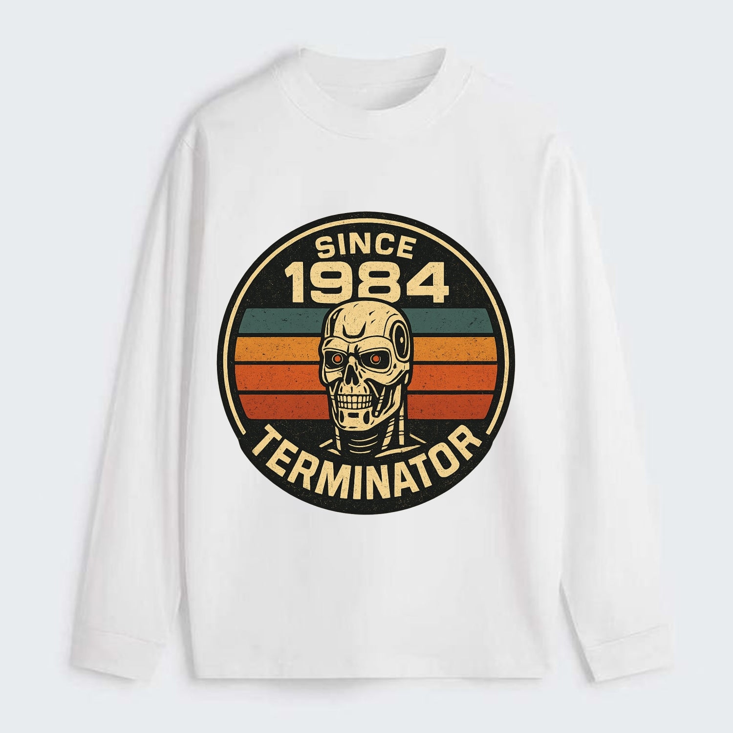 Terminator - Classic Long Sleeve Shirt - White