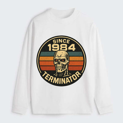 Terminator - Classic Long Sleeve Shirt - White