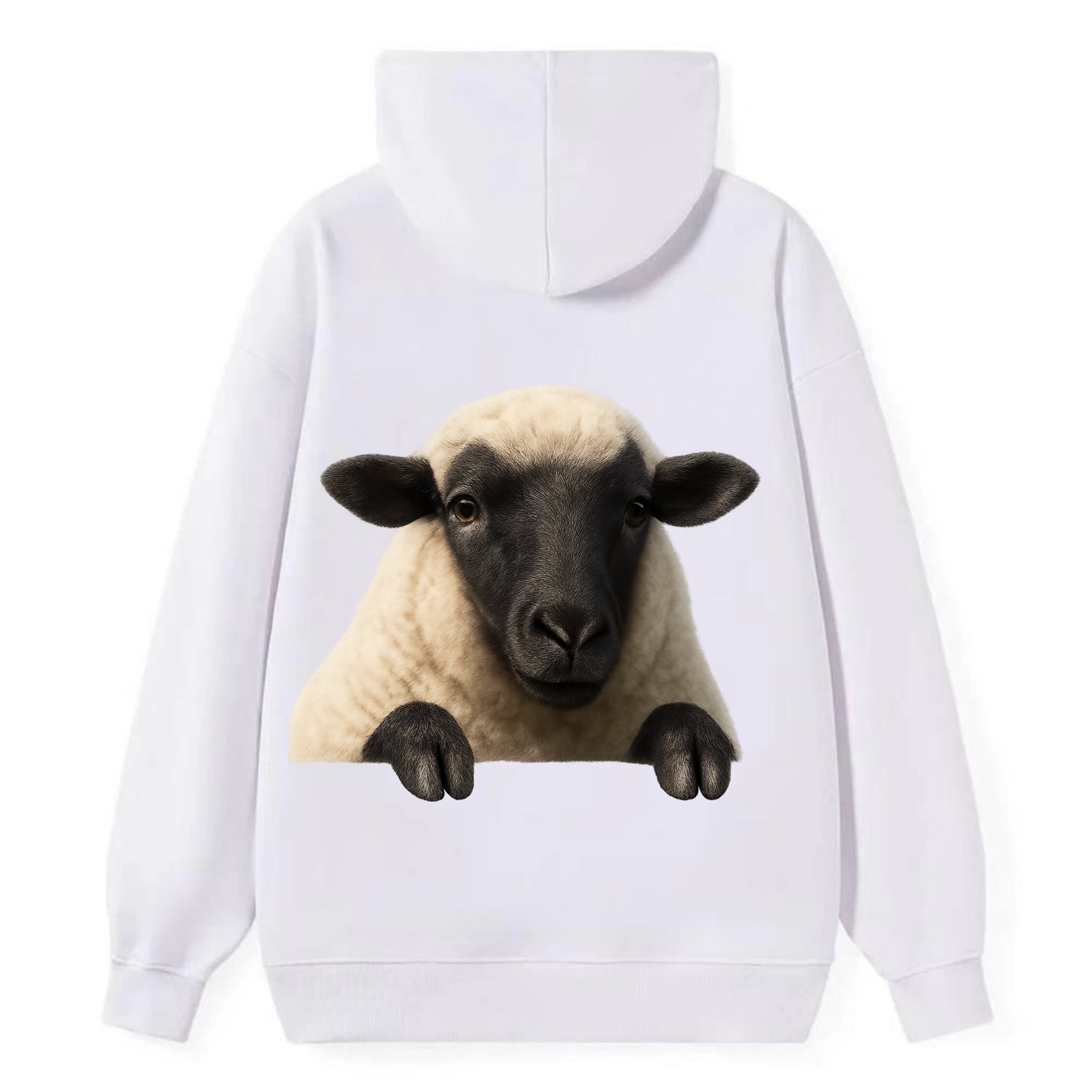 Sheep  - Classic Pullover Hoodie - White