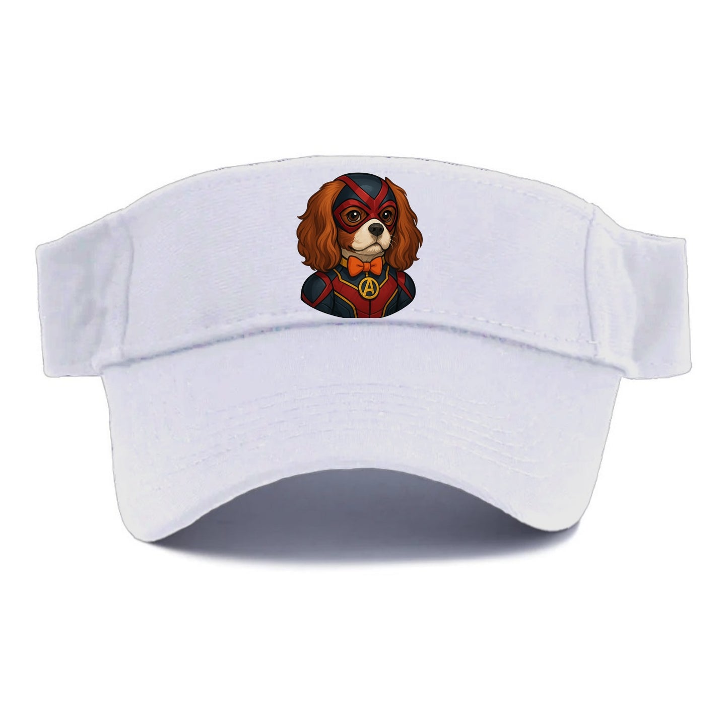 Cavalier King Charles Friendly Hero  - Visor - White
