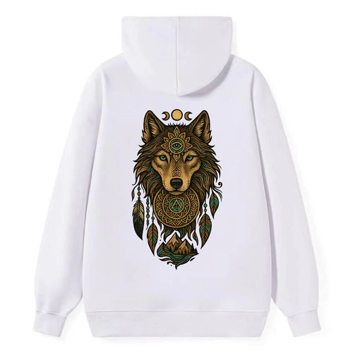 Tattoo Wolf Flash  - Classic Pullover Hoodie