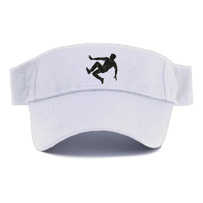 Parkour athlete wall run - Visor - White