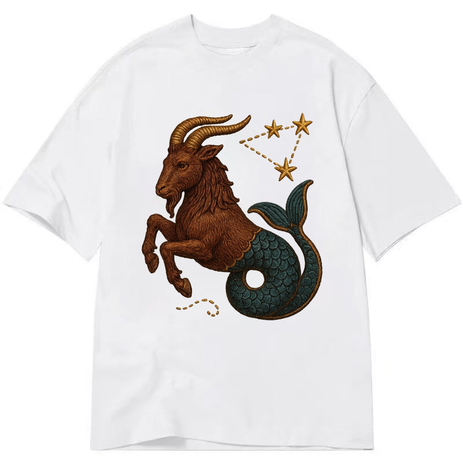 Capricorn Goat  - Classic T-shirt - White