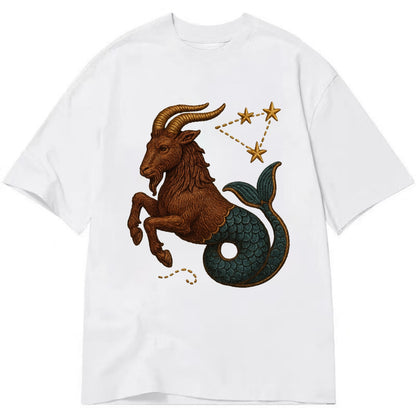 Capricorn Goat  - Classic T-shirt - White