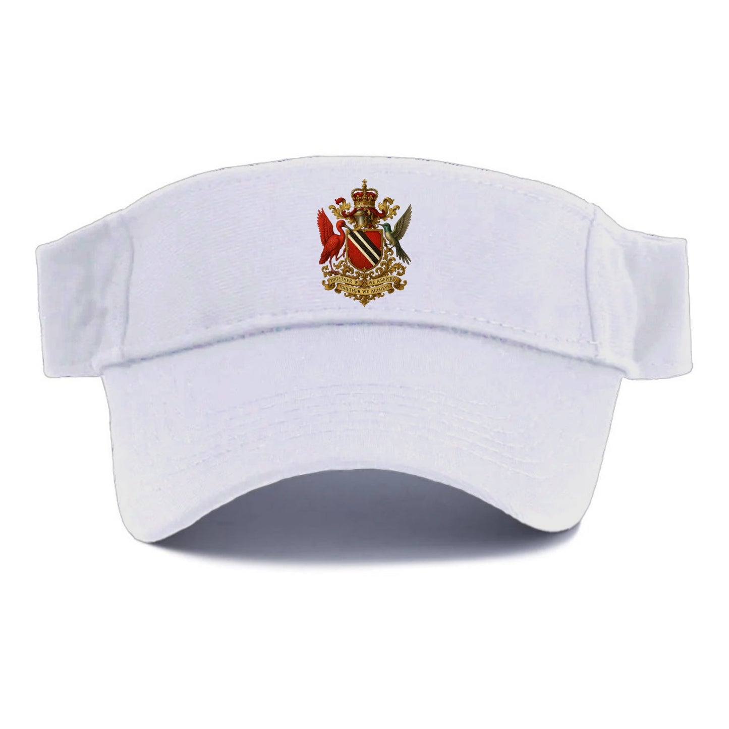 Trinidad Scarlet Ibis Emblem  - Visor - White