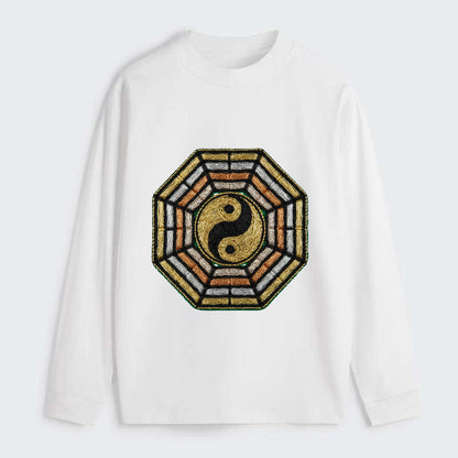 Bagua - Classic Long Sleeve Shirt - White
