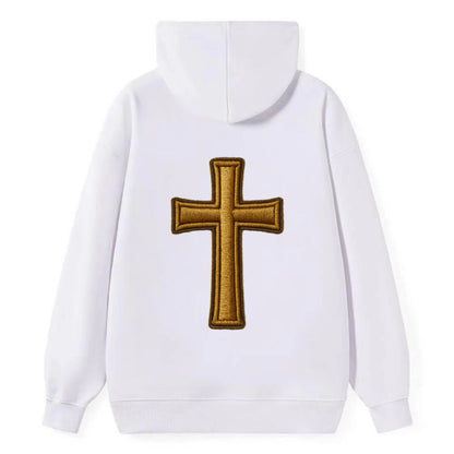Latin Cross - Classic Pullover Hoodie - White