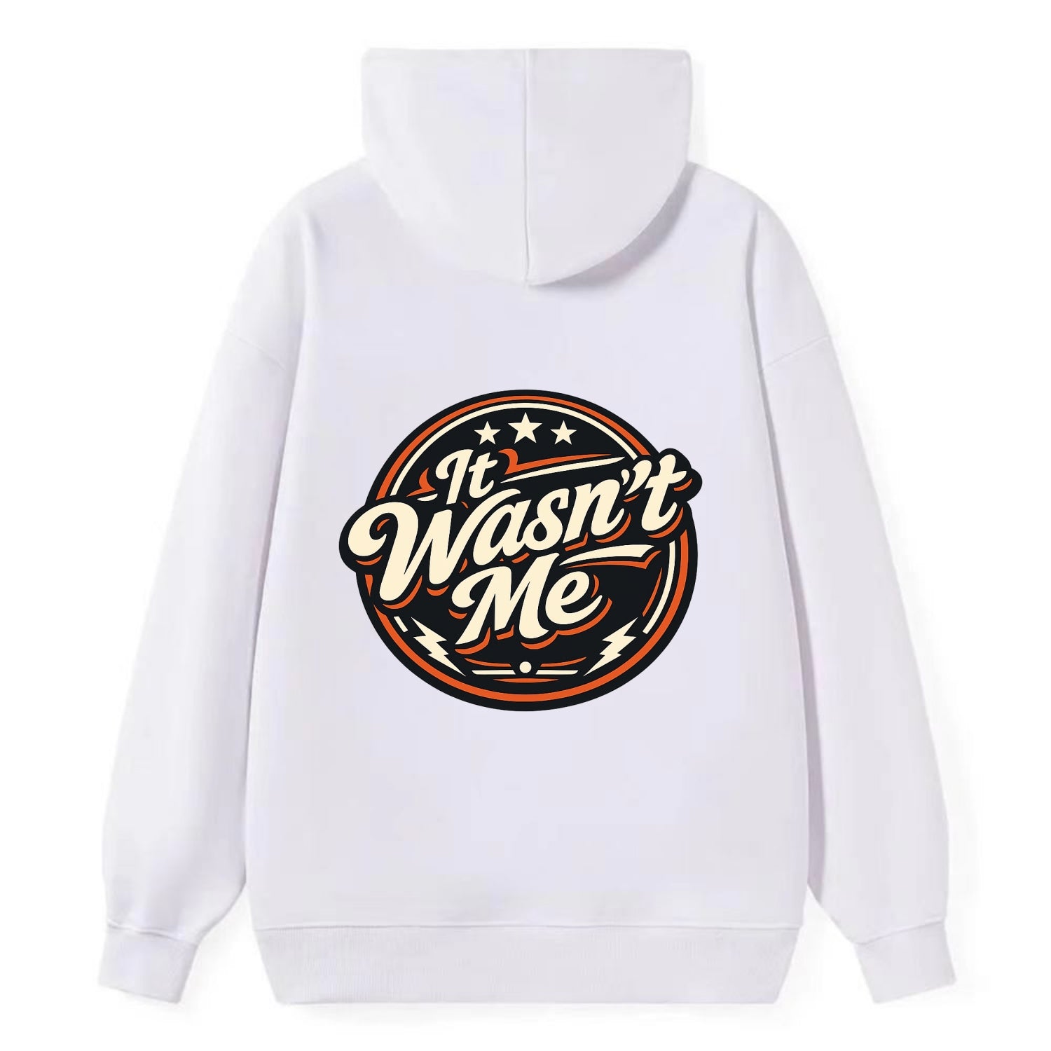 Unapologetic Rebel Emblem - Classic Pullover Hoodie - White