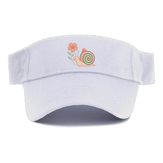 Coral Snail - Visor - White