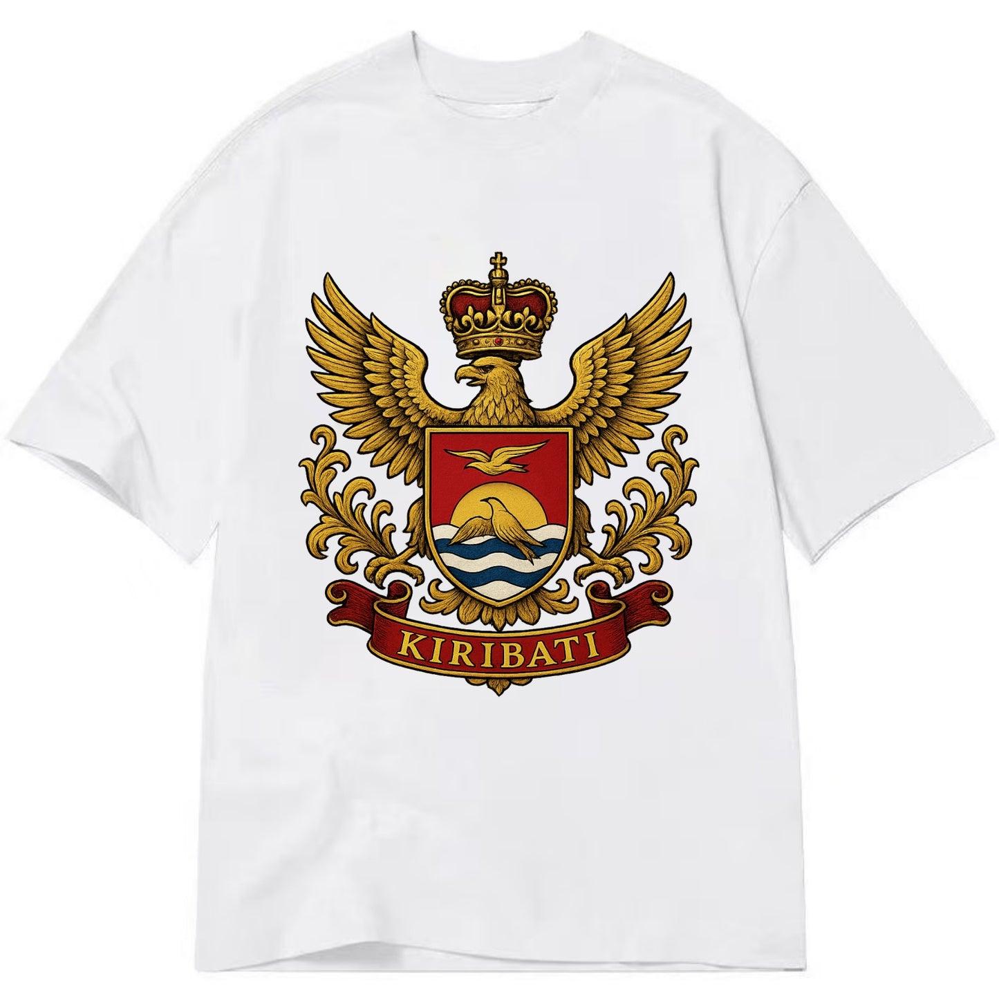 Kiribati Heritage Badge  - Classic T-shirt - White