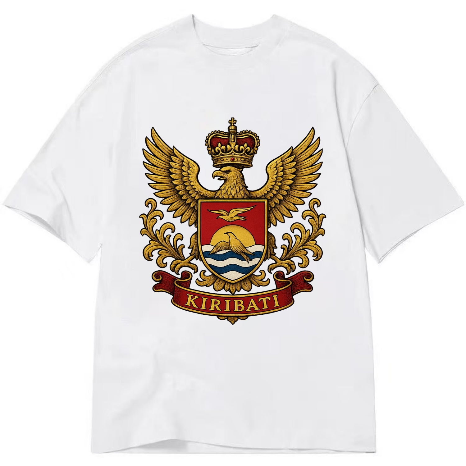 Kiribati Heritage Badge  - Classic T-shirt - White