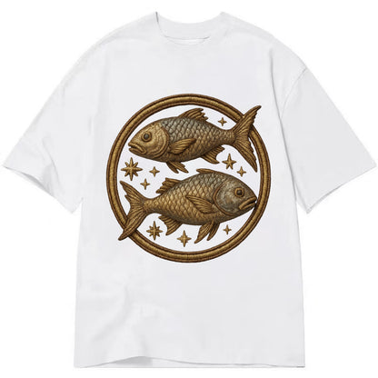 Pisces Fish  - Classic T-shirt - White