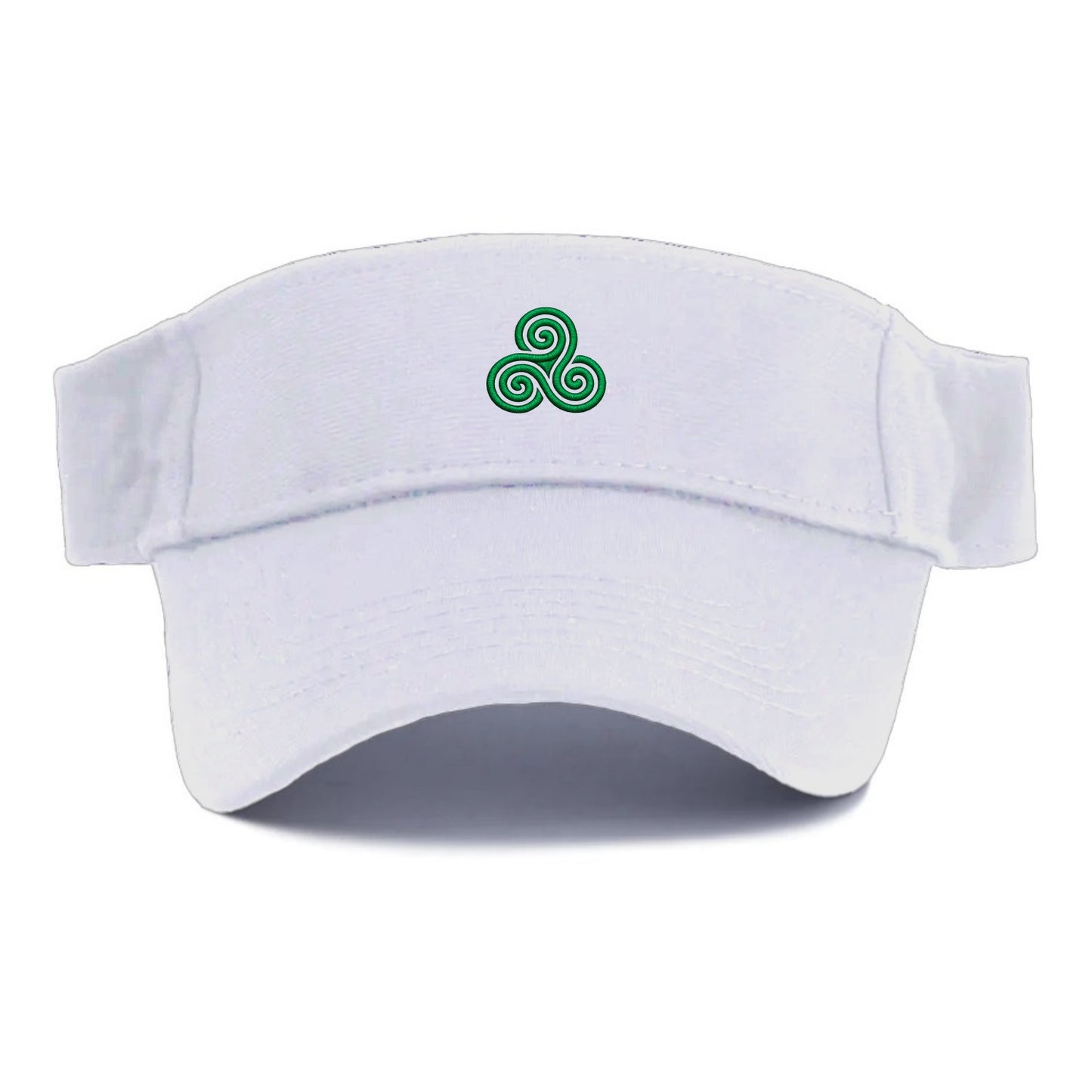 Triple Spiral - Visor - White