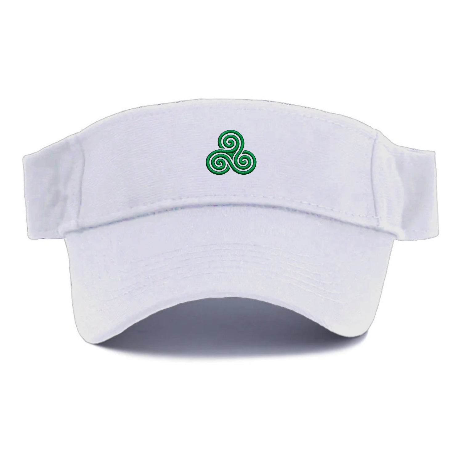 Triple Spiral - Visor - White