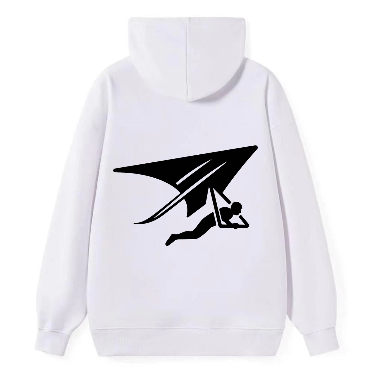 Hang glider soaring - Classic Pullover Hoodie - White