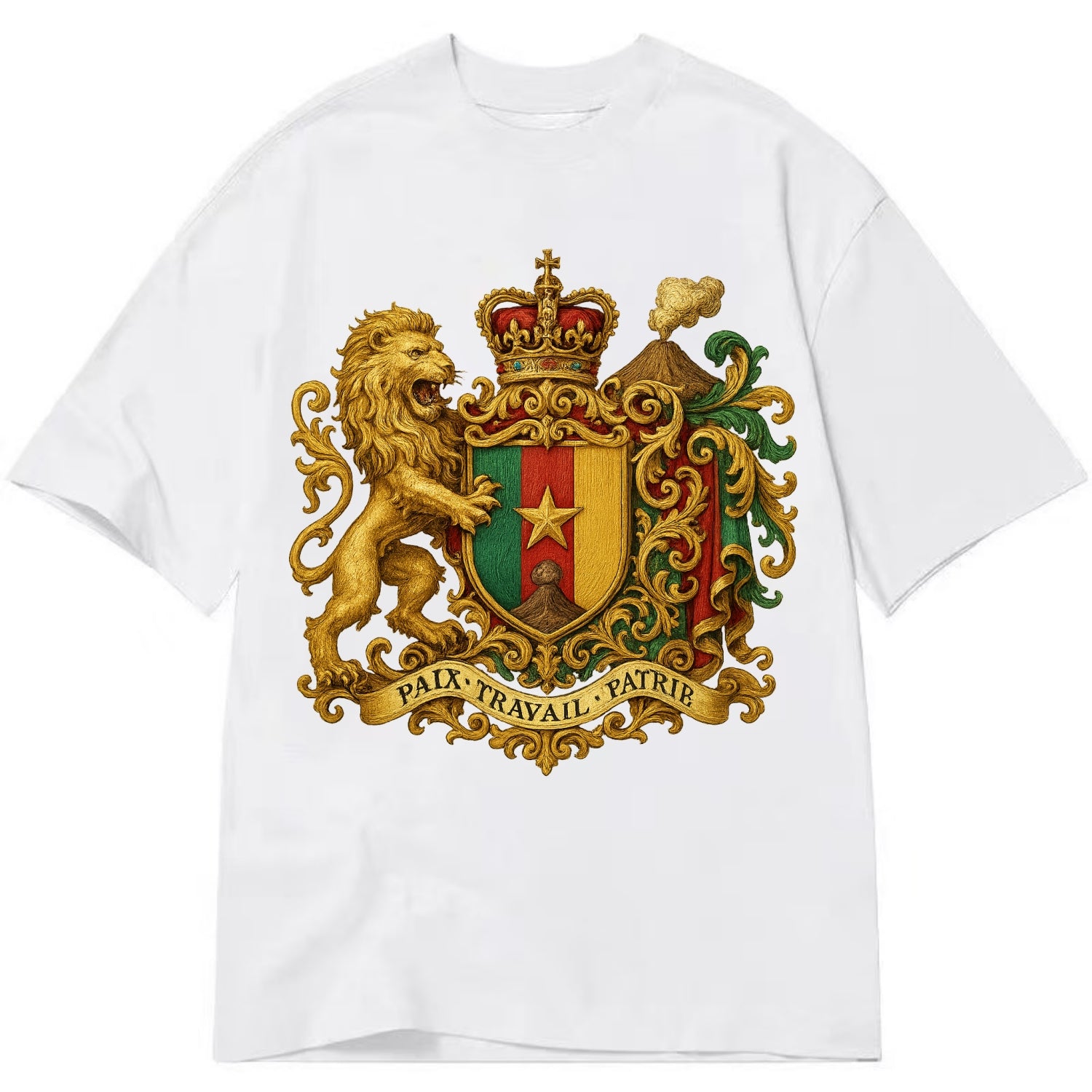 Cameroon Royal Logo  - Classic T-shirt - White