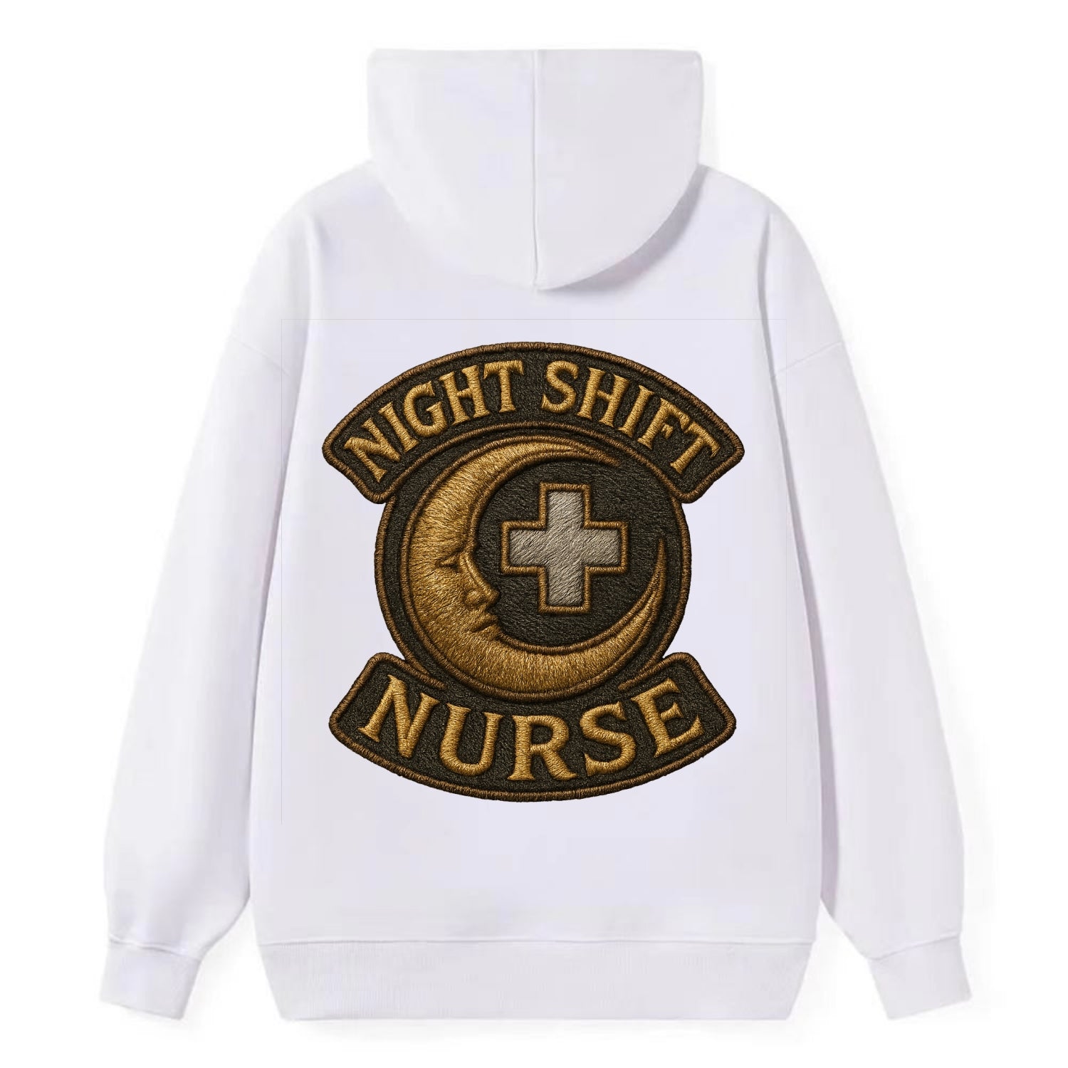 Night Shift Nurse  - Classic Pullover Hoodie - White