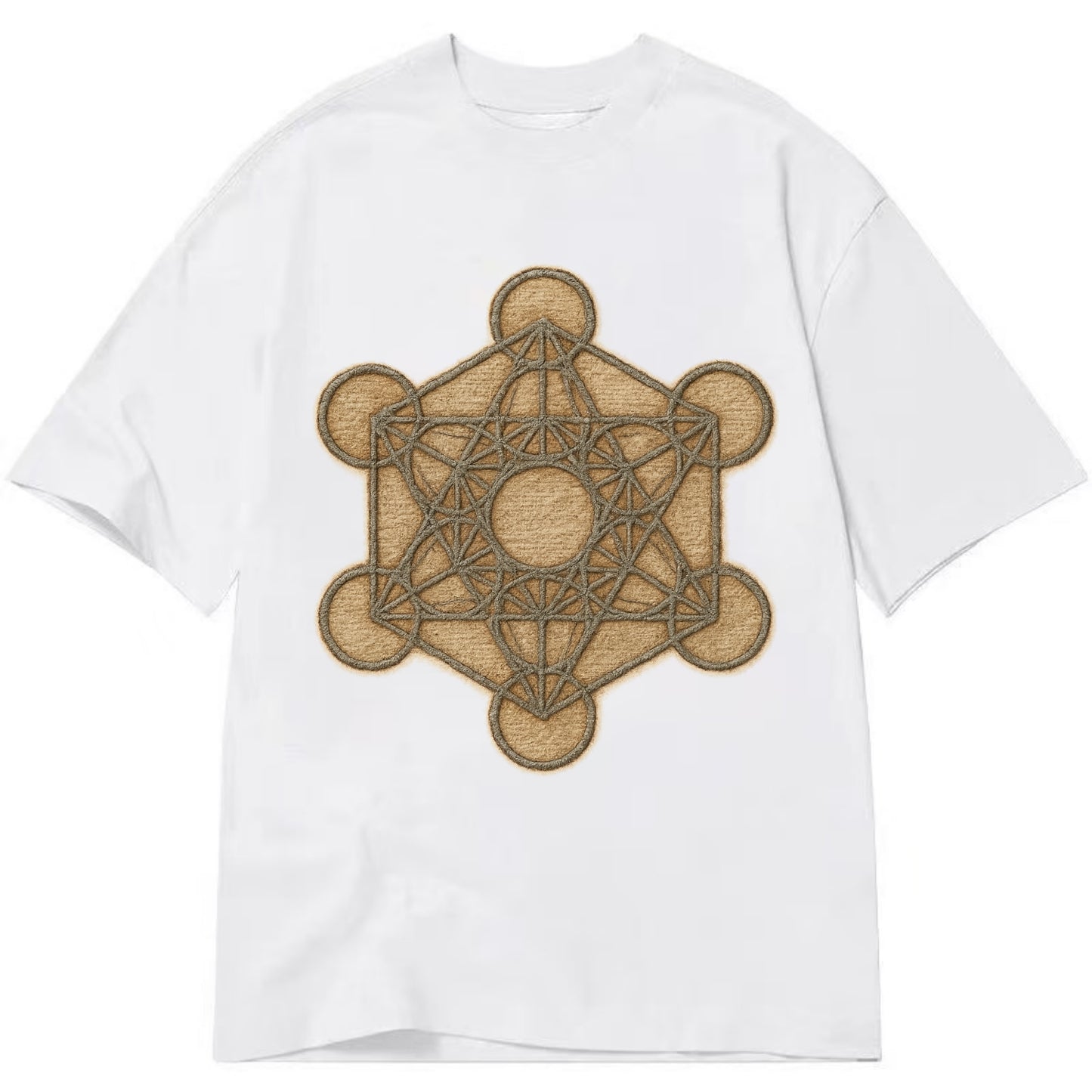 Metatron's Cube  - Classic T-shirt - White