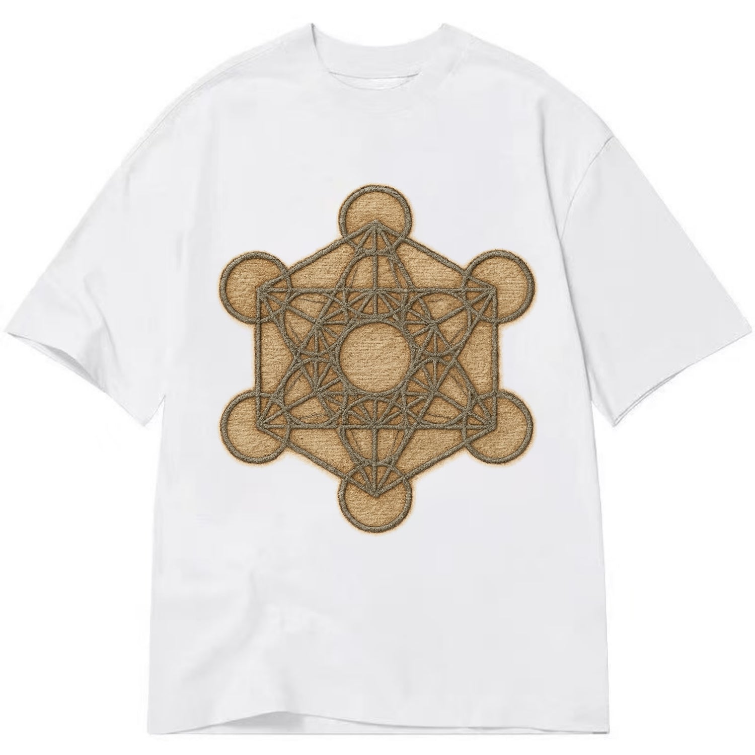 Metatron's Cube  - Classic T-shirt - White