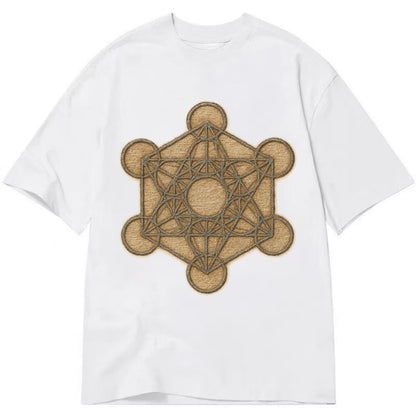 Metatron's Cube  - Classic T-shirt - White