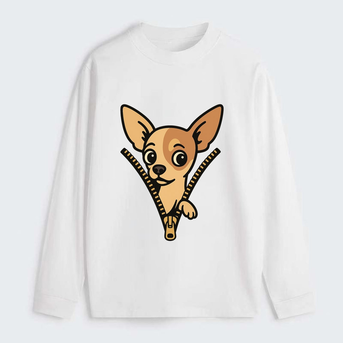 Chihuahua - Classic Long Sleeve Shirt - White