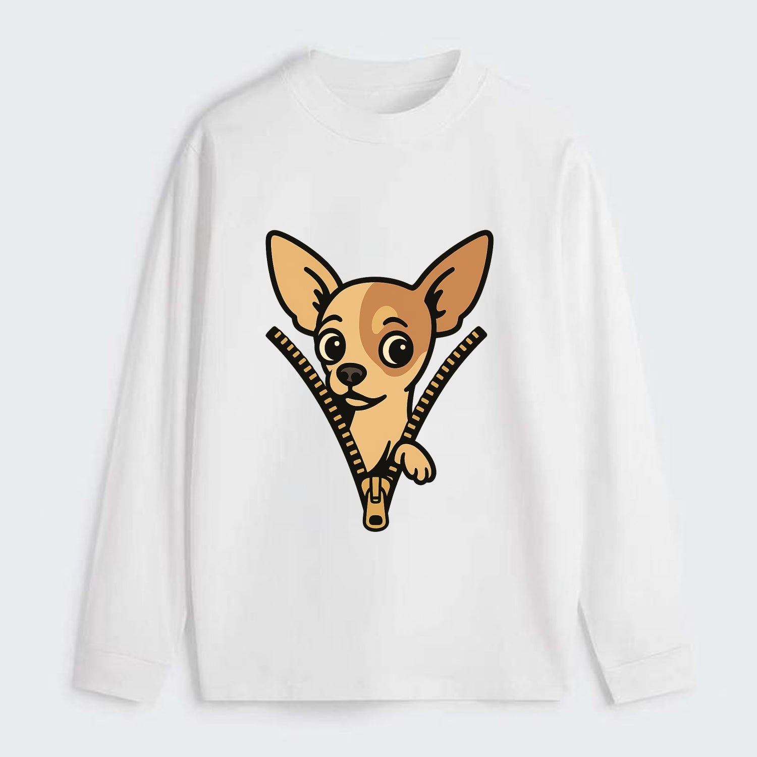 Chihuahua - Classic Long Sleeve Shirt - White