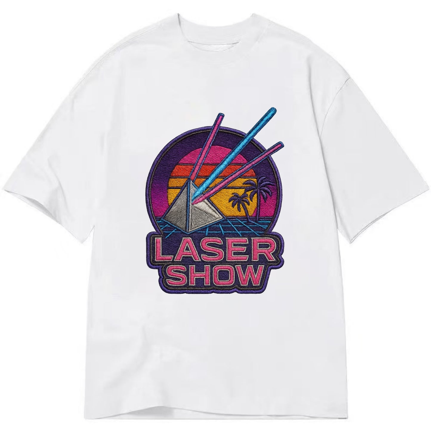 Laser Show - Classic T-shirt - White