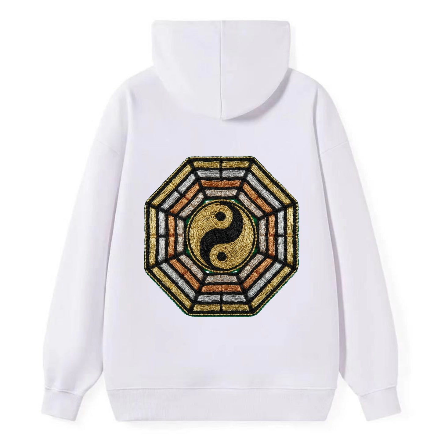 Bagua - Classic Pullover Hoodie - White