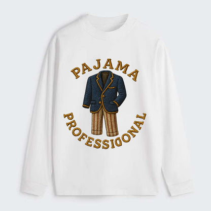 Pajama Professional  - Classic Long Sleeve Shirt - White