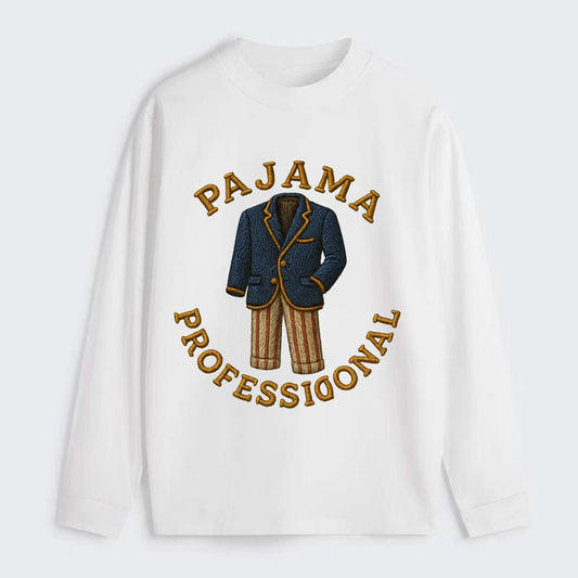 Pajama Professional  - Classic Long Sleeve Shirt - White