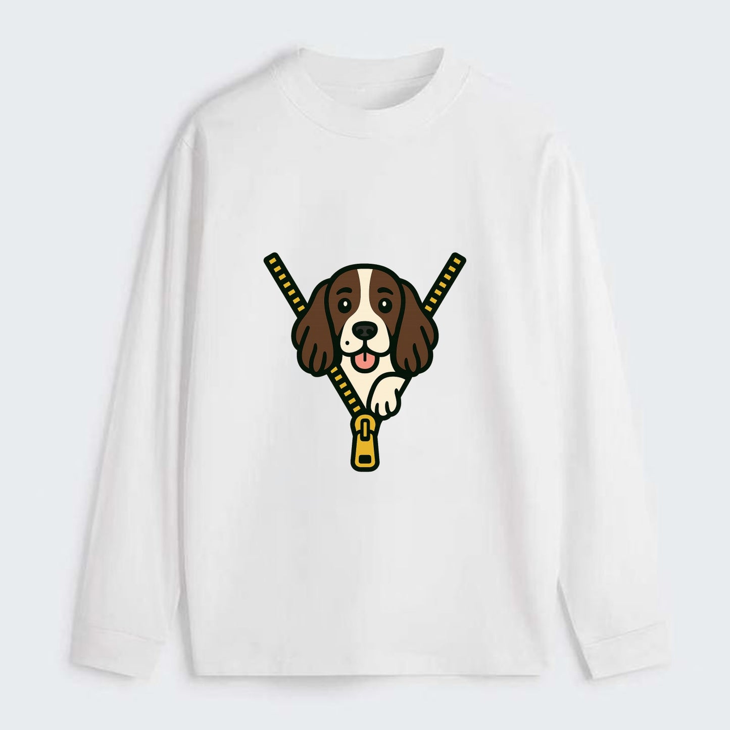 English Springer Spaniel - Classic Long Sleeve Shirt - White