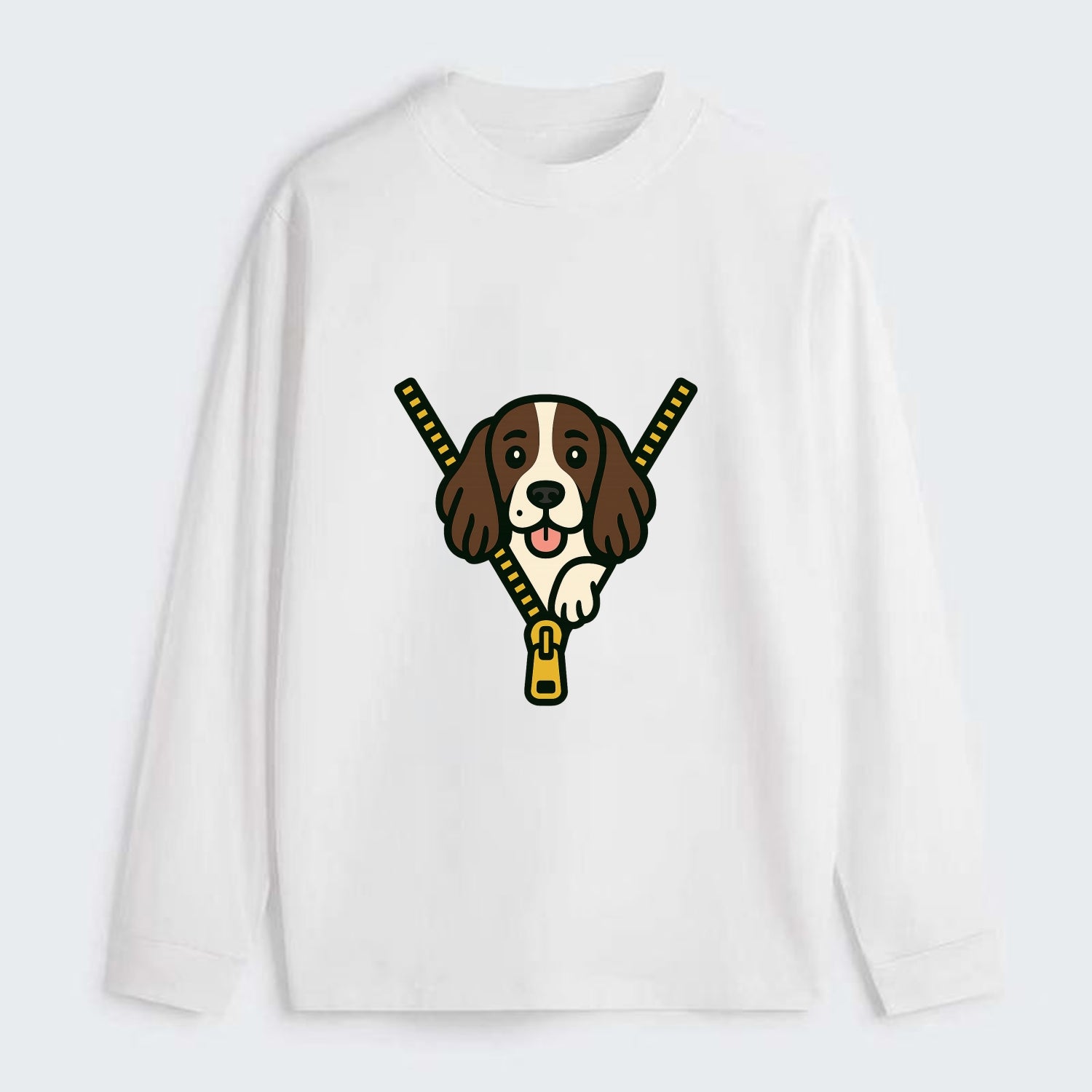 English Springer Spaniel - Classic Long Sleeve Shirt - White