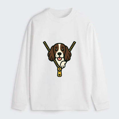 English Springer Spaniel - Classic Long Sleeve Shirt - White
