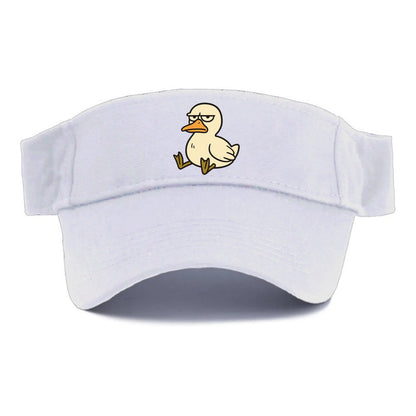 The Duck Judging Silently - Visor - White