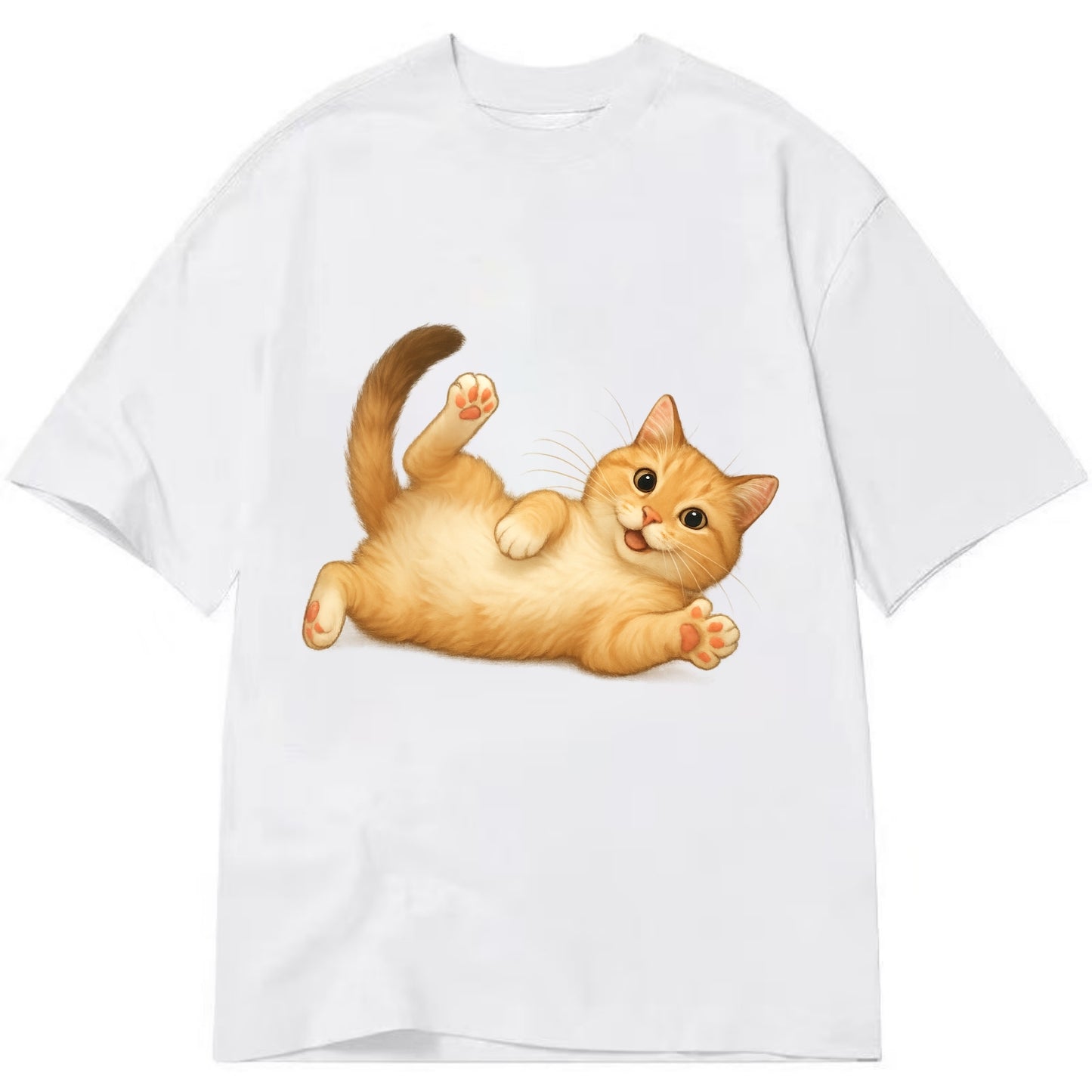Therapy Cat  - Classic T-shirt - White