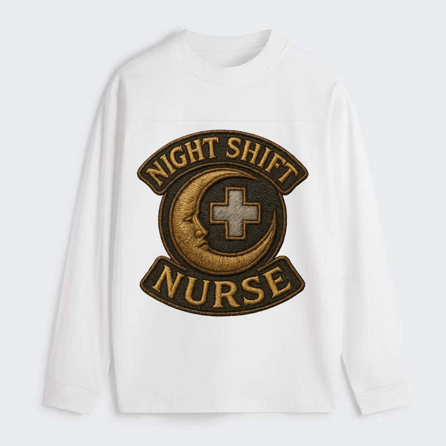 Night Shift Nurse  - Classic Long Sleeve Shirt - White
