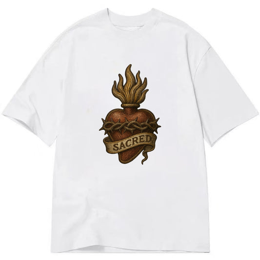 Sacred Heart  - Classic T-shirt - White
