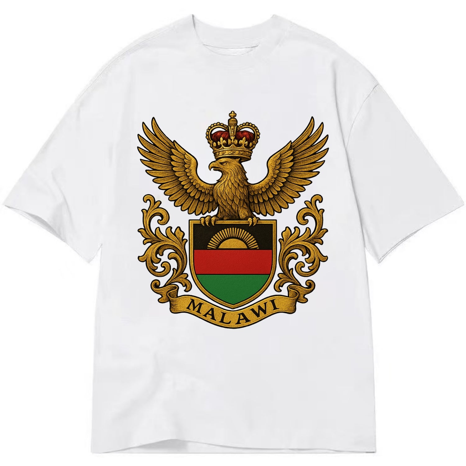 Malawi Royal Logo  - Classic T-shirt - White